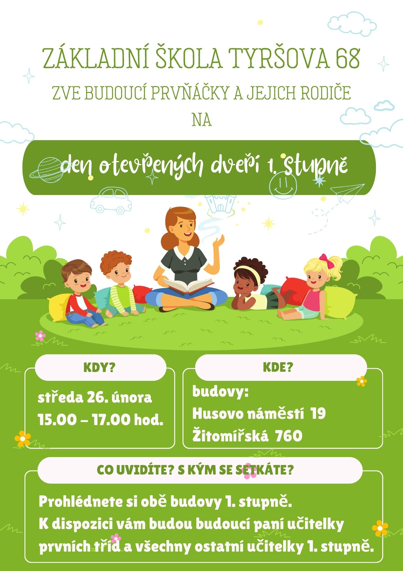 Pozvánka na Den otevřených dveří